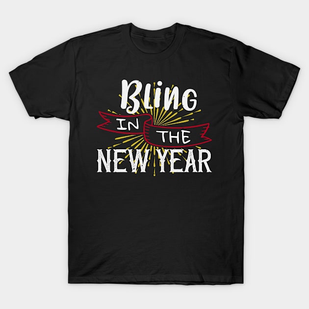 Bling In The New Year T-Shirt by APuzzleOfTShirts